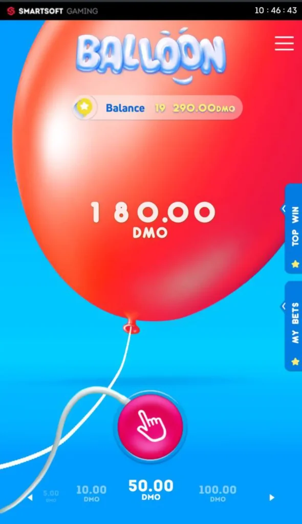 Скриншот игры Balloon на смартфоне
